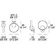Giuko 1 Wall / Ceiling Mount -  / 