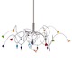 Strawberry 12 Light Chandelier - Natural / Multicolor