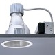8021D 6 Inch Corner Wall Wash Trim - Polished / Comfort Clear Diffuse