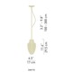 Agave Cone Pendant -  / 