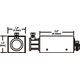 1 Inch Rectangle Splice Box - /