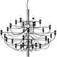 2097 Chandelier - Chrome / 
