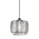 Damasco SP C Pendant - Satin Nickel / Transparent Damasco SP C Pendant - Satin Nickel / Transparent