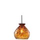 Gelato Pendant - Satin Nickel / Amber