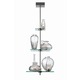 Cicatrices De Luxe 8 Light Suspension - Chrome / Clear Cicatrices De Luxe 8 Light Suspension - Chrome / Clear