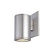 Silo Single Exterior Wall Sconce - Satin Aluminum Silo Single Exterior Wall Sconce - Satin Aluminum /