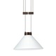 Kona Adjustable Pendant - Bronze / White Kona Adjustable Pendant - Bronze / White