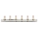 Revolution Bath Bar - Satin Nickel / Etched / Clear Revolution Bath Bar - Satin Nickel / Etched / Clear
