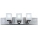 Radius Bath Bar 2-Light - Satin Nickel / Etched White Radius Bath Bar 2-Light - Satin Nickel / Etched White