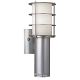Hollywood Hills Outdoor Wall Sconce W / Bracket - Vista Silver / Etched White Opal Hollywood Hills Outdoor Wall Sconce W / Bracket - Vista Silver / Etched White Opal
