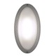 Ovalina Plain Wall Sconce - Black / Opal Ovalina Plain Wall Sconce - Black / Opal