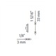 2 Circuit Track End Plate - /