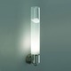 Lio AP48 Wall Sconce - Satin Nickel / White/Clear