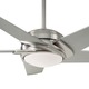 Stealth Ceiling Fan Motor - Brushed Nickel / 