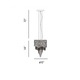 Cameo 1Lt Chandelier -  / 