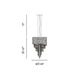 Cameo 6 Light Chandelier - /