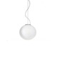 Sphera S Pendant - Brushed Chrome / Satin White