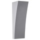 Delwa LED Indoor / Exterior Wall Sconce - Silver Grey Delwa LED Indoor / Exterior Wall Sconce - Silver Grey /