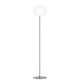 Glo-Ball Floor Lamp - Silver / White Glo-Ball Floor Lamp - Silver / White