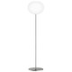 Glo-Ball Floor Lamp - Silver / White Glo-Ball Floor Lamp - Silver / White
