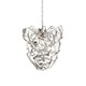 Delphinium Conical Chandelier - Nickel / 