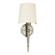 Montrose Wall Sconce - Satin Nickel / Linen
