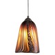 Freejack Amore Fiore Pendant - Satin Nickel / Amber