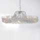Hollywood Candlestick Round Chandelier - White / 