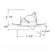 3 Inch Low Voltage Miniature Adjustable Trim -  / 