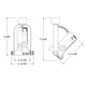 Series 763 Line Voltage Track Head - /