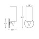 110 Wall Sconce -  / 