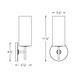 120 Wall Sconce - /