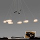 Quovadis Suspension - Satin Nickel / White Quovadis Suspension - Satin Nickel / White