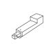 LA-8 Surface Conduit End Feed - Black / 