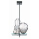 Cicatrices De Luxe 3 Light Suspension - Chrome / Clear