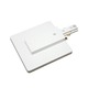 LA-9 End Feed Kit with Cover - White / 
