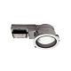 RL213-R 6 Inch Remodel Non IC Shallow Housing - Galvanized Steel / Grey