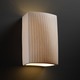 Large Rectangle Wall Sconce - Waterfall Porcelain Large Rectangle Wall Sconce - / Waterfall Porcelain