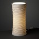 Hourglass Round Table Lamp -  / Waves Porcelain