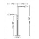 2505 Twin Light Floor Lamp - /