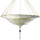 Scheherezade 3 Tier Plain Suspension - Brass / Ivory Plain Scheherezade 3 Tier Plain Suspension - Brass / Ivory Plain