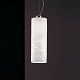 Follia SP Pendant - Satin Nickel / White/Clear Follia SP Pendant - Satin Nickel / White/Clear
