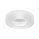 4480 Series 4 Inch Solid Glass Collar Trim - Sandblasted / White