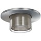 4150 Series 4 Inch Glass Cylinder Trim - Satin Chrome / Mesh