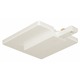T21 Trac-Master End Feed Connector With J-Box Cover - White / 