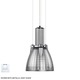 OptaLum 19 Pendant W / Extrusion - Chrome / Frosted OptaLum 19 Pendant W / Extrusion - Chrome / Frosted