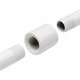 T96 Pendant Stem Threaded Coupling - White T96 Pendant Stem Threaded Coupling - White /