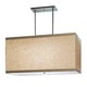 Classique Rectangle Pendant - Satin Nickel / Beige Linen Classique Rectangle Pendant - Satin Nickel / Beige Linen