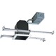 TC19 3 Inch Square Non-IC Housing And Trim - White / Black