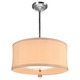 Audrey Medium Pendant - Satin Nickel / Ivory